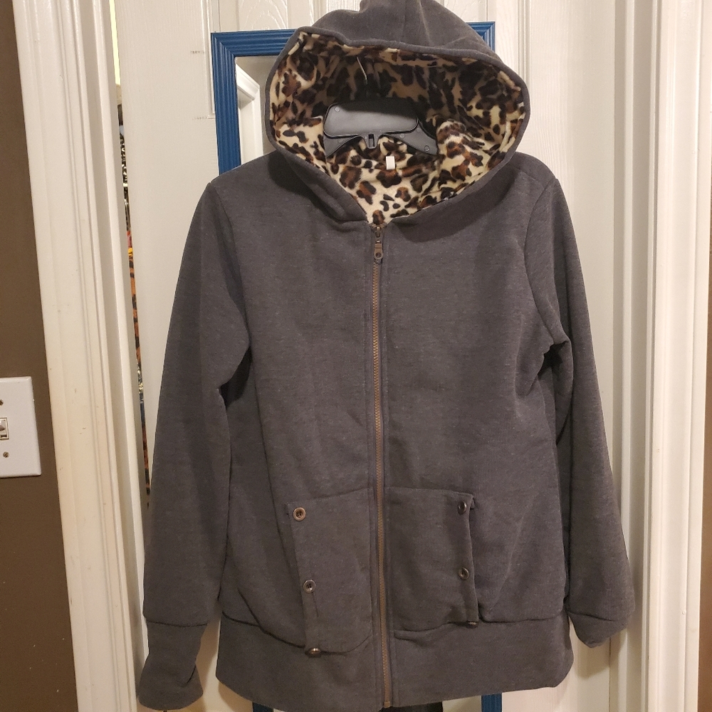 Fleece lined jacket